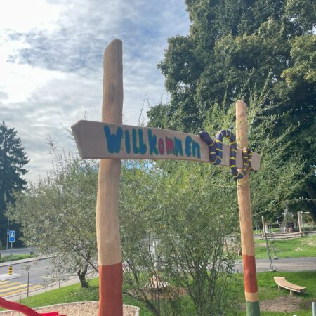 Spielplatz Eingang